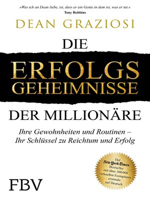 cover image of Die Erfolgsgeheimnisse der Millionäre